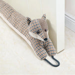 Under Door Draft Stopper 36 inch Wind Stopper for Door & Window, Weighted French Air Draft Stopper Front Door Snake Noise Blocker for Bottom of Door with Hanging Loops - Brown - Image 14