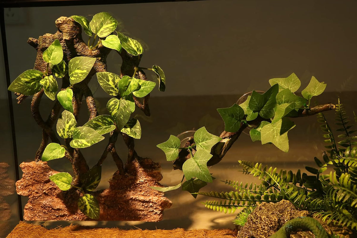 AQUA KT reptile tank accessory showing the heavy duty suction cup attachment on the back.