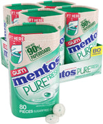 Mentos Pure Fresh Sugar-Free Chewing Gum with Xylitol, Fresh Mint Flavor, Easter Basket Essentials Stuffers for Kids and Adults, 90% Recyclable Paperboard Bottle, 80 Pieces - Image 11