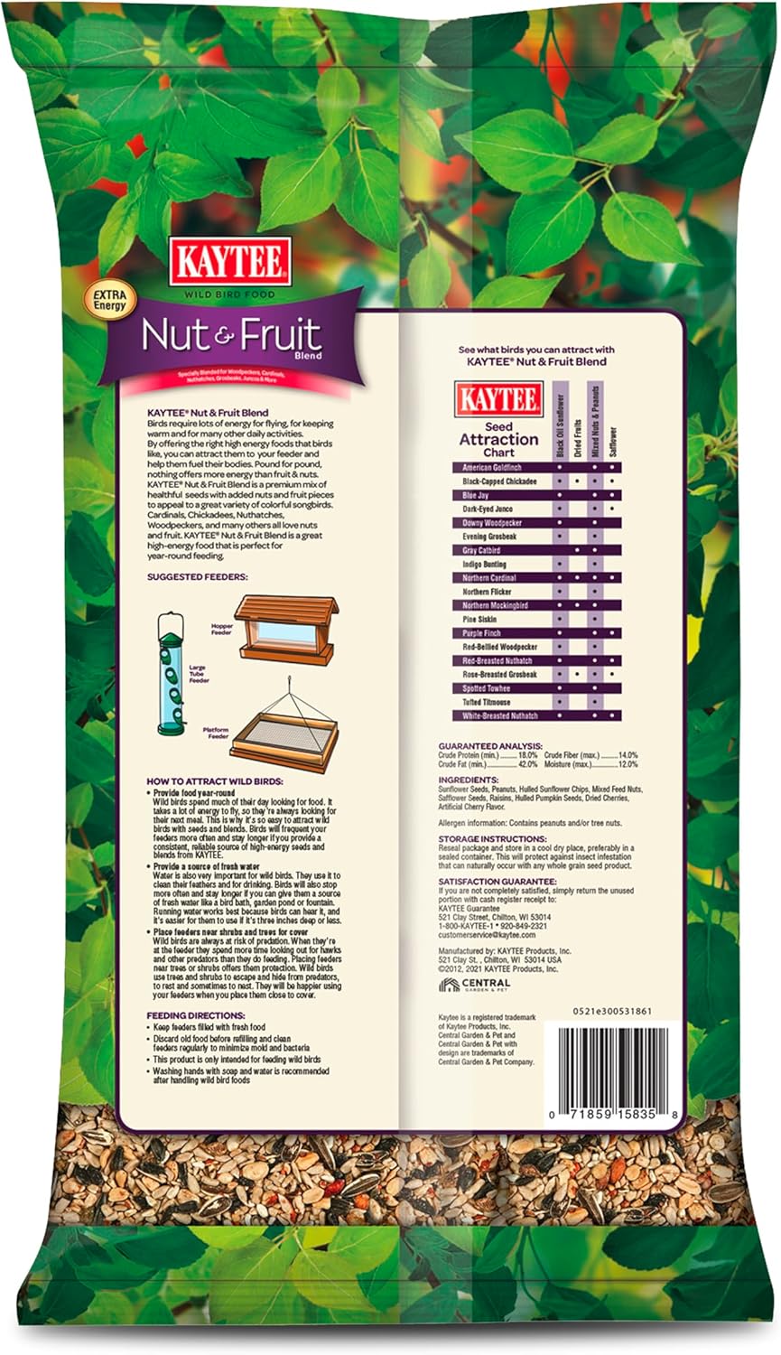 Kaytee Nut & Fruit Wild Bird Seed, 5 lb - Image 11