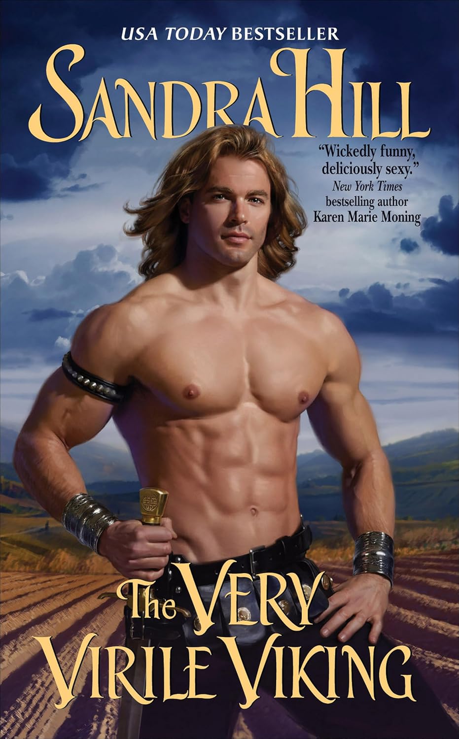 Sandra Hill The Very Virile Viking book cover front view