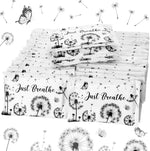Geyee travel size facial tissue packs front view showing dandelion design packaging