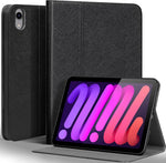 Gexmil Leather Case for iPad mini 7 A17 Pro/iPad mini 6 Gen 8.3 Inch | Genuine Leather Cover for iPad Mini 2024/2021,Protective Smart Folio,Auto Sleep/Wake,Anti Slip,Butterfly Gray - Image 15
