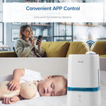 LEVOIT 4L Smart Cool Mist Humidifier for Home Bedroom with Essential Oils, Customize Humidity for Baby & Plants, APP & Voice Control, Schedule, Timer, Last up to 40Hrs, Whisper Quiet, Handle Design - Image 4
