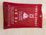 KITOSUN fiberglass fire blanket 4-pack packaging display