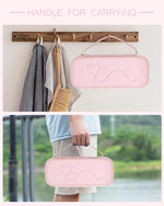 Keefitt pink medical storage case with stethoscope inside