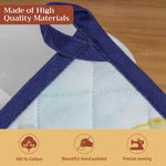 Maison d' Hermine pot holder quilted fabric detail