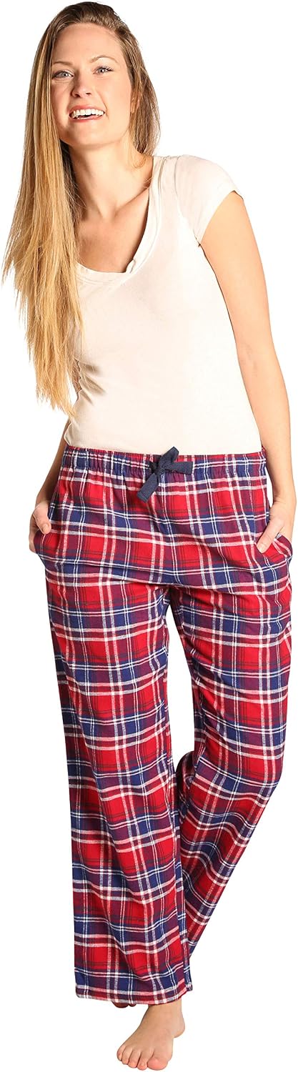 Everdream 100 percent cotton flannel sleep pants lifestyle shot