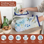 Maison d' Hermine kitchen linen set hanging loop view
