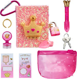 Real Littles tiny journal displaying included micro surprises