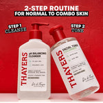 Thayers skincare bottle next to fresh cucumbers