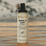 Milani beauty dewy hydration mist side profile packaging angle