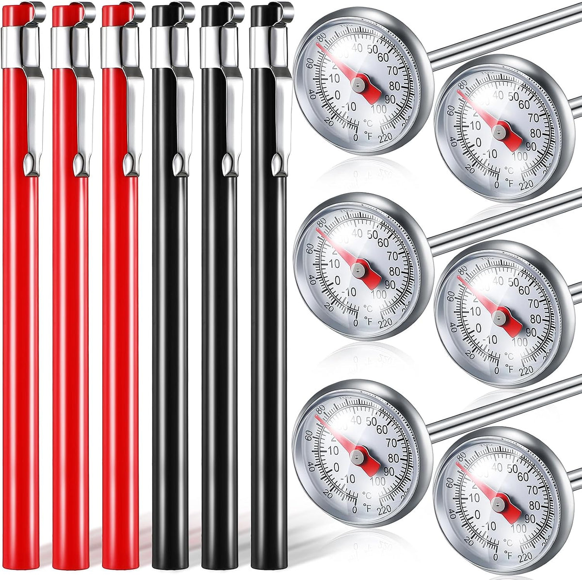 Xuhal stainless steel oven probe thermometer packaging