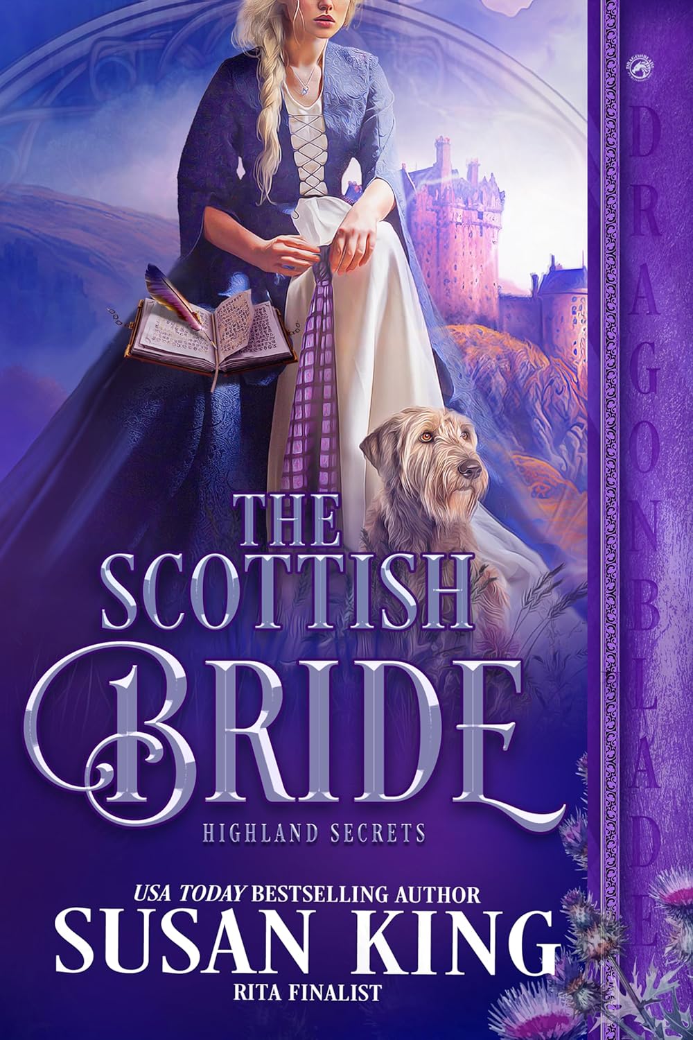 Susan King The Scottish Bride digital book cover front view featuring medieval romance theme.