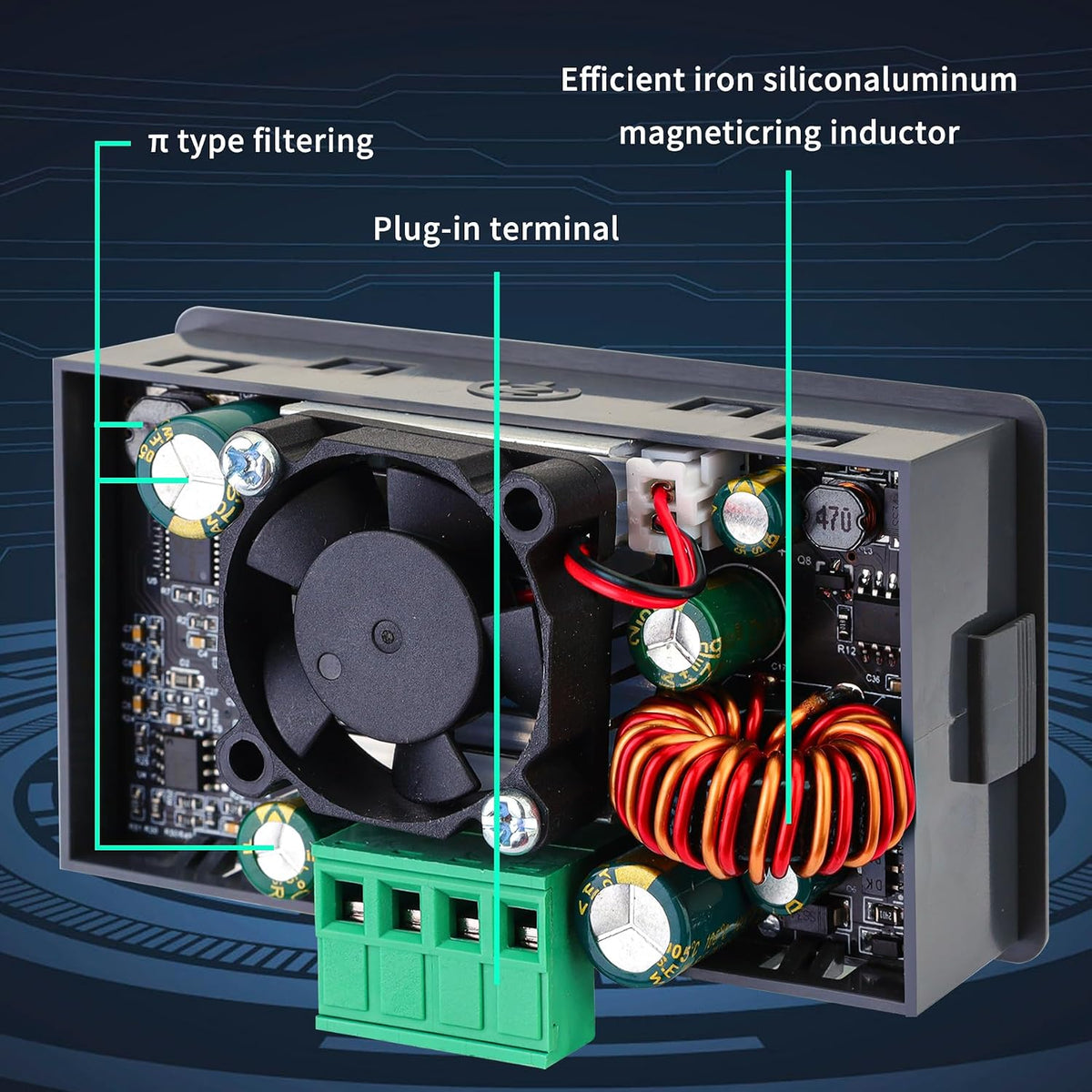 Zendstanding adjustable regulator radiator heatsink