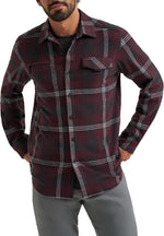 ATG men's performance shirt back view lifestyle