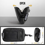 OneTigris compact EDC cash bag side profile thickness