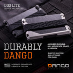 Dango dapper EDC front pocket billfold corner lanyard anchor points