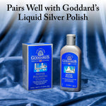 Goddard's silver polishing cloth packaging reverse specifications