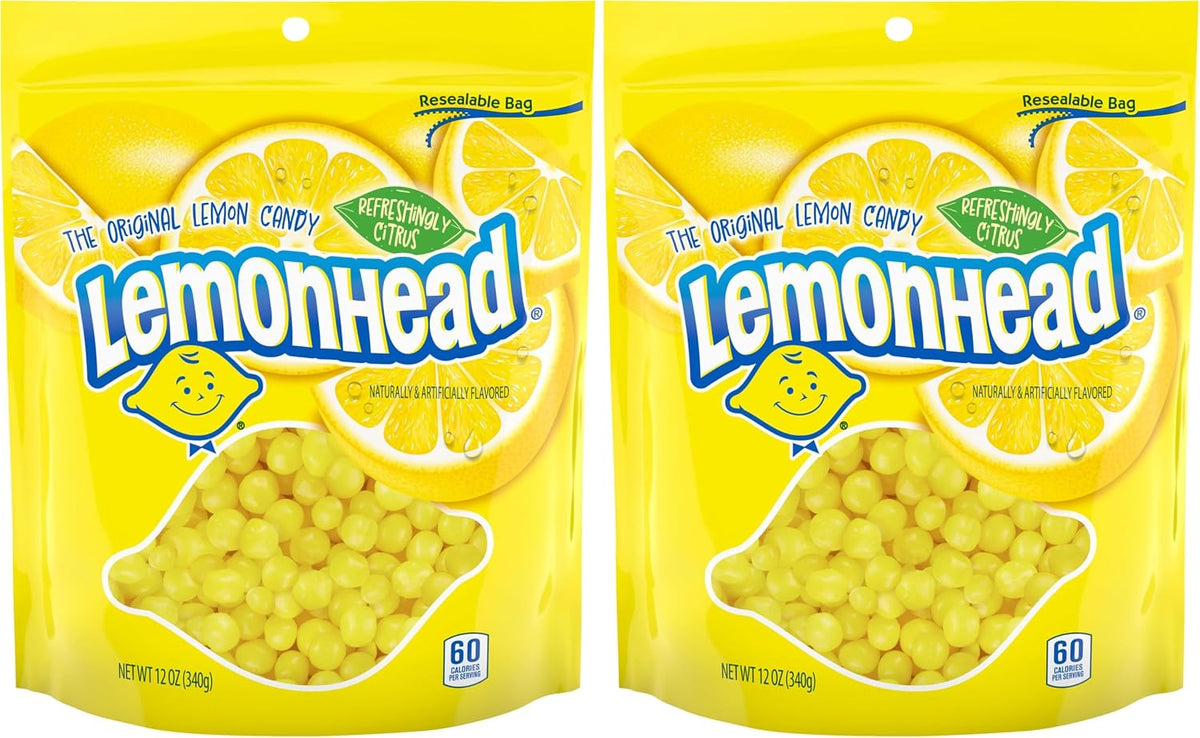 Lifestyle shot of Lemonhead hard lemon candy