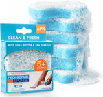 Spongeables Pedi Scrub Foot Exfoliating 5+ Wash Travel Sponge, Citron Eucalyptus, 1 Count - Image 9
