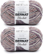 Bernat blanket yarn Purple Haze front view packaging