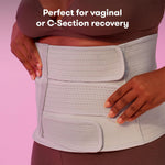 Frida Mom c-section recovery wrap showing cooling mesh fabric