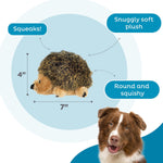 Outward Hound hedgehog stuffed toy displaying soft tan face