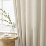 DUKIYO pinch pleated drape with adjustable hooks and rings