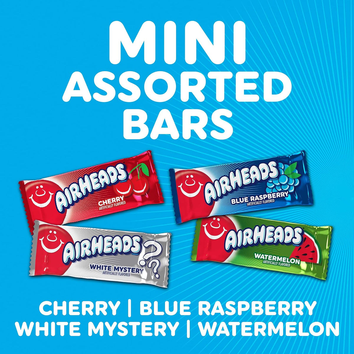 Airheads non melting party candy bag 12 Ounce imported fruit chew taffy
