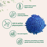Micro Ingredients organic blue spirulina powder label supplement facts