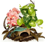 Gluzoo 5 Piece Crested Gecko Tank Decor Kit front view