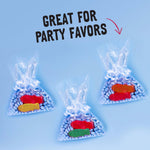 Mini soft and chewy fruit candies perfect for movie night snacks