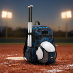 rickyh style Large Baseball Backpack with Fence Hook for Helmet Cleats 2 Bats - Image 9
