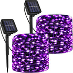 2 Pack Solar Copper Wire String Lights, 66 Ft 200 LEDs Warm White Outdoor | IP65 Waterproof, 8 Lighting Modes, Auto Dusk-to-Dawn, 10-12 Hour Runtime, Garden Patio Yard - Image 12