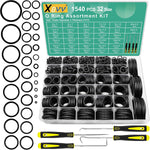 XBVV 1020 Pcs O Ring Kit 20 Size Nitrile Rubber O Ring Assortment Set for Car Auto Vehicle Repair Faucet Plumbing Air or Gas Sealing Connections Resist Oil and Heat - Image 12