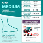 BraceAbility medical wedge boot side angle