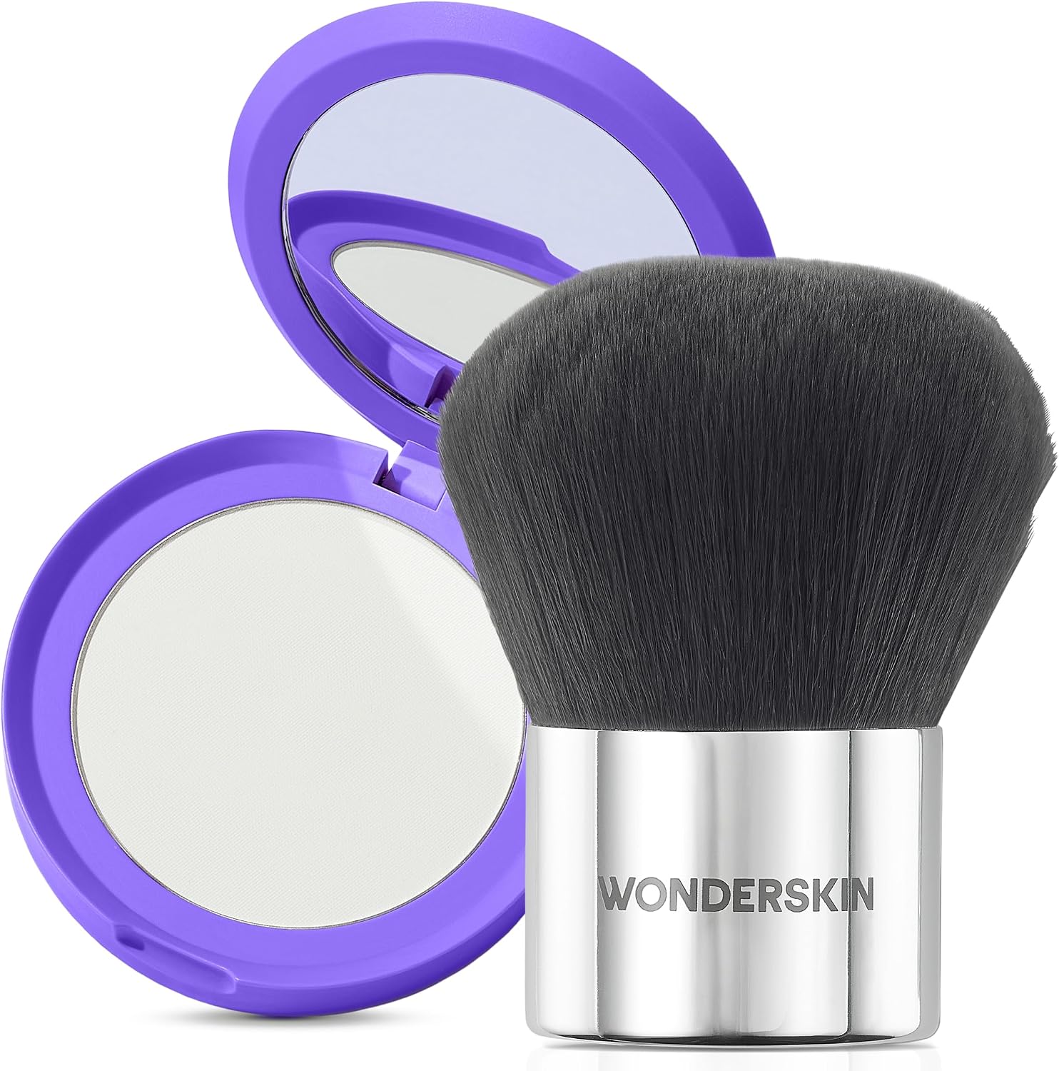 Wonderskin FYP Filter Powder with Kabuki Brush front view