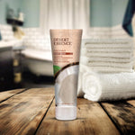 Desert Essence Coconut Body Wash back label displaying directions and vegan certification