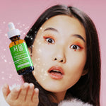 SeoulCeuticals 3 percent polyglutamic acid face serum bottle showing anti aging ingredients