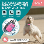 Close up of waterproof bark collar sensor
