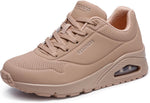 Skechers Women's Uno - Stand On Air Sneaker | Casual sneaker, Air-Cooled Memory Foam insole, Skech-Air Visible Cushioning, Lace-Up, Wedge fit with hidden 1-inch heel - Image 9