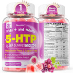 Lilicare 5HTP Gummies 60 count bottle front view for sleep support.
