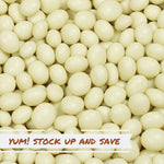 It's Delish Kosher Dairy White Chocolate Espresso Beans display dessert buffet