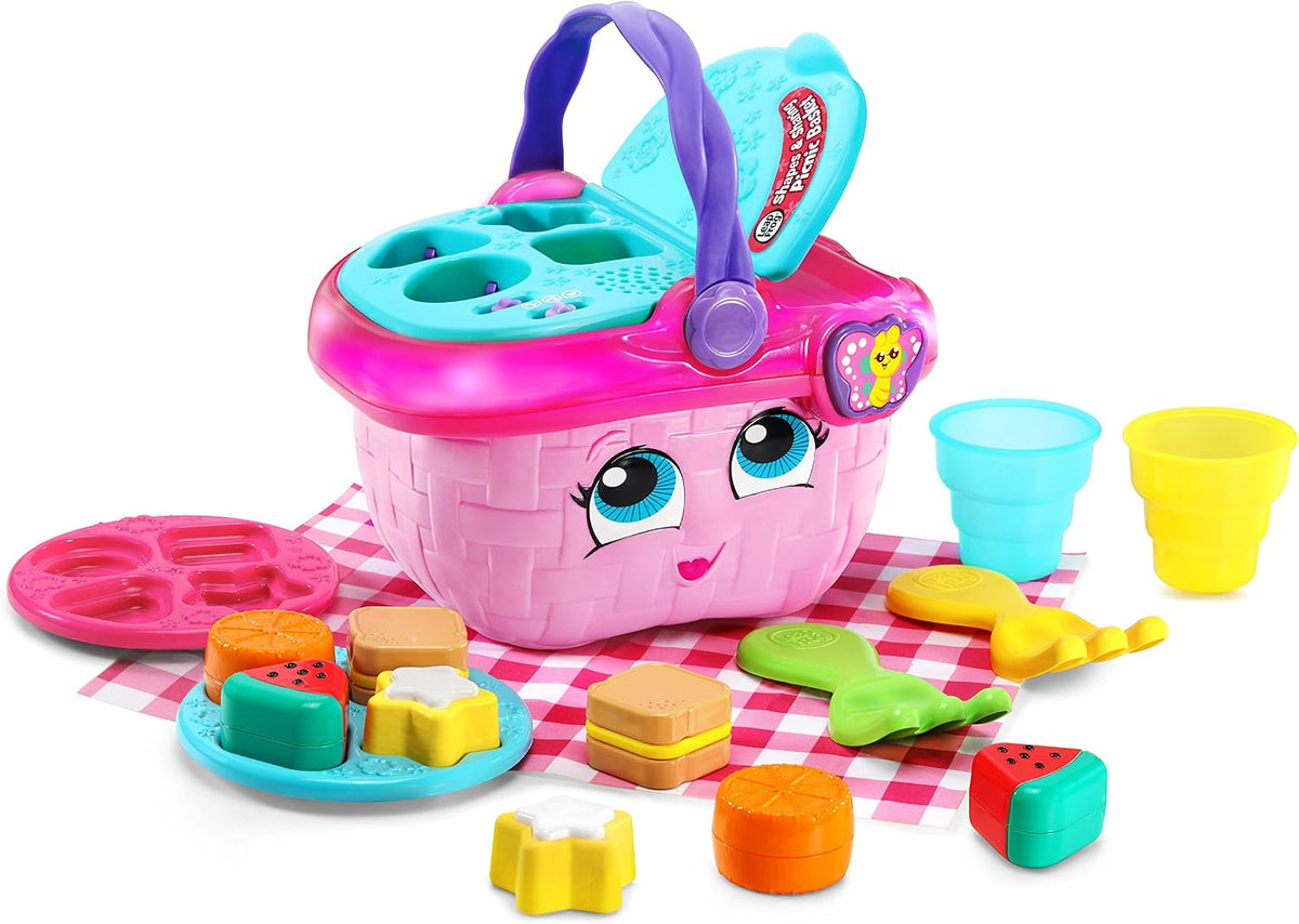 LeapFrog pink picnic basket storage view