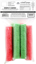 Colorful small animal crunchy rice chew treats displayed on a clean background
