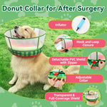 Adjustable strap detail on AThooDel inflatable pet collar