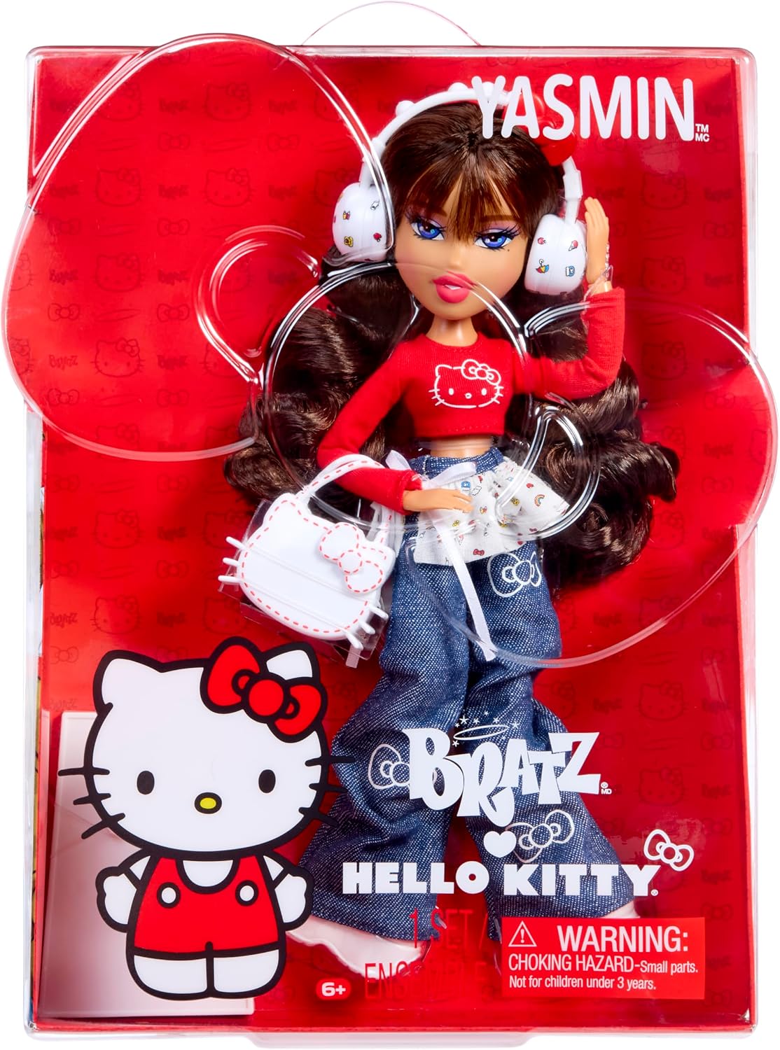 Bratz Bratz x Hello Kitty Yasmin Fashion Doll front view collectible