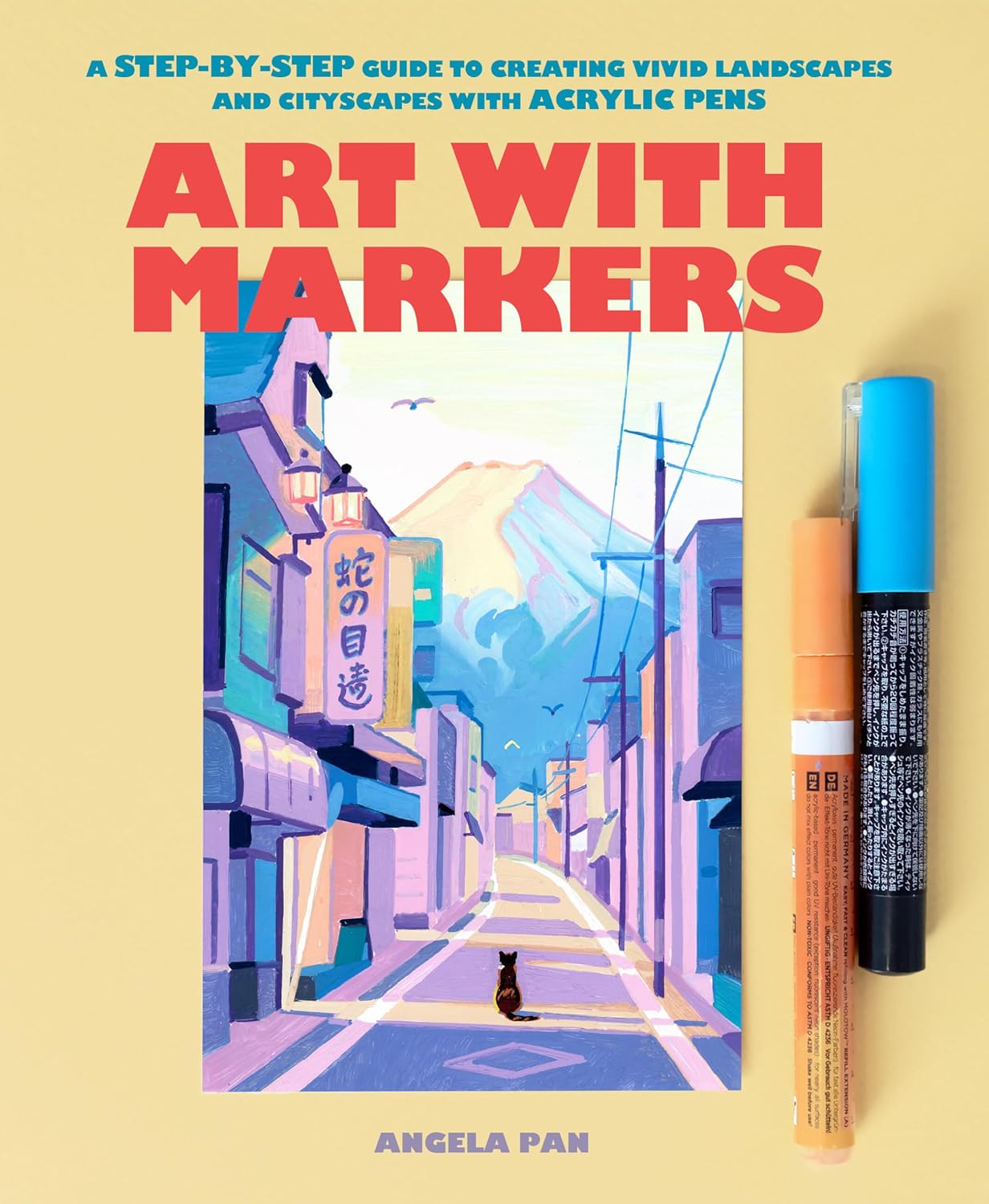 Art with Markers: A Step-by-Step Guide to Creating Vivid Landscapes and Cityscapes with Acrylic Pens - Image 1