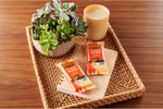 Nutritional facts and ingredients label on Reese's plant based box